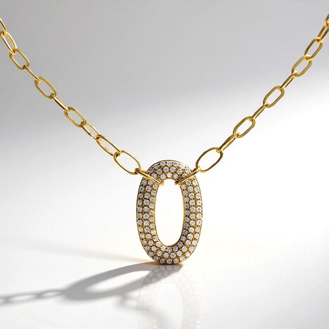 Collana in oro con Diamante I1 (H) (CIRARI)