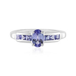 Anillo en plata con Tanzanita