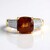 Bague en or et Grenat Hessonite (SUHANA)