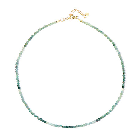 Collar en plata con Grandidierita