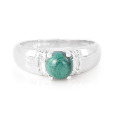 Malachit-Herren-Silberring
