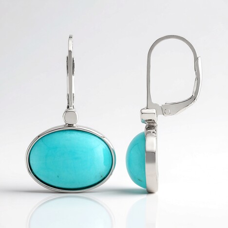 Orecchini in argento con Amazzonite
