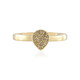 Bague en or et Diamant champagne I2 (de Melo)