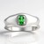 Anello in argento con Tsavorite AAA del Kenia