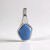 Ciondolo in argento con Opale Blu (MONOSONO COLLECTION)