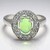 Anello in argento con Crisoprasio Imperiale