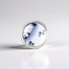 Ciondolo in argento con Agata Dendritica (MONOSONO COLLECTION)