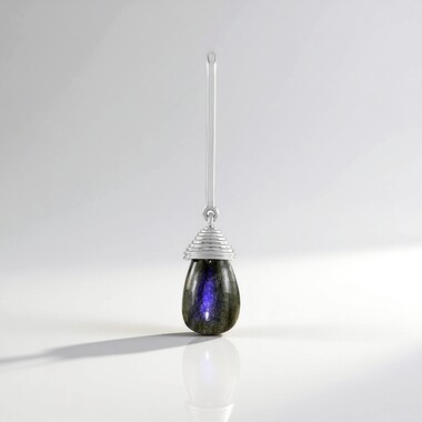 Ciondolo in argento con Labradorite (MONOSONO COLLECTION)