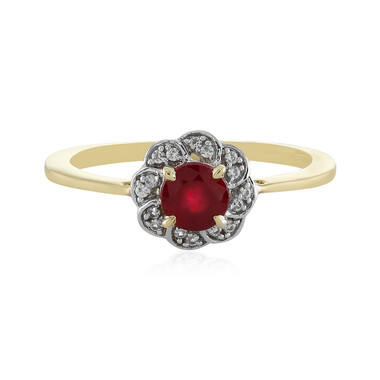 Anillo en oro con Rubí (Adela Gold)