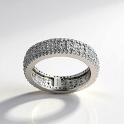 Bague en argent et Zircon