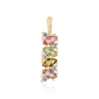 Pendentif en argent et Tourmaline