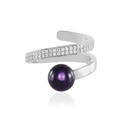 Anello in argento con Ametista Siberiana (de Melo)