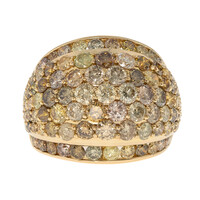 Anillo en oro con Diamante fancy SI2 (CIRARI)