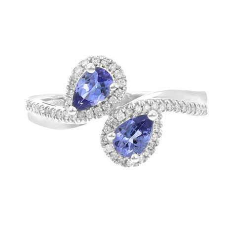 AAA-Tansanit-Goldring