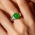 Zilveren ring met een keizerlijk chrysopraas