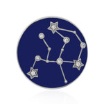 Zirkon-Silberanhänger "Wassermann" (MONOSONO COLLECTION)