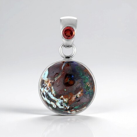 Ciondolo in argento con Zarinite