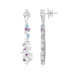 Orecchini in argento con Topazio Bianco (Dallas Prince Designs)