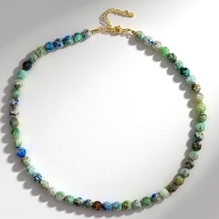 Collana in argento con Crisocolla