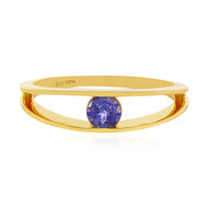Zilveren ring met een tanzaniet