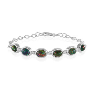 Zilveren armband met Mezezo opalen