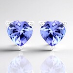 Orecchini in argento con Tanzanite