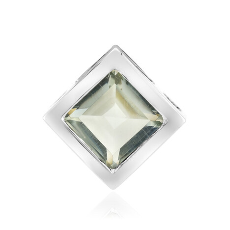 Ciondolo in argento con Ametista Verde (MONOSONO COLLECTION)