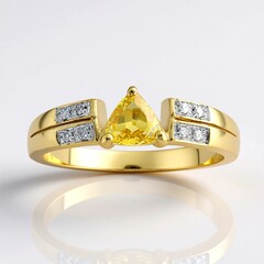Anello in oro con Eliodoro