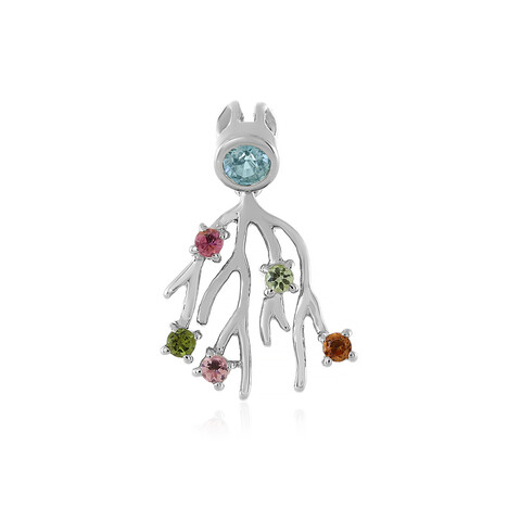 Ratanakiri-Zirkon-Silberanhänger