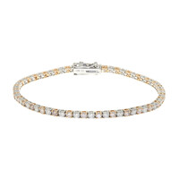 Bracciale in oro con Diamante Rosa I1 (CIRARI)