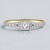 Anello in oro con Diamante IF (D) (Annette)