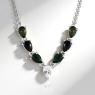 Collana in argento con Opale Mezezo
