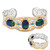 Azurite Silver Bangle (Gems en Vogue)