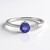 Anello in argento con Tanzanite