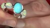 Anillo en plata con Granate Hesonita (de Melo Essence)