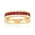 Edelroter Spinell-Goldring (Ornaments by de Melo)