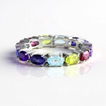 Anello in argento con Ametista Zambiana