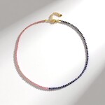 Collana in argento con Ematite Dorata
