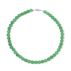 Collana in argento con Avventurina Verde