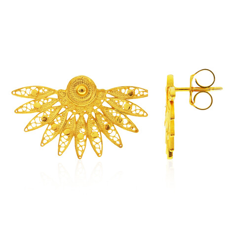 Pendientes en plata (Joias do Paraíso)