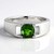 Anello in argento con Diopside Russo