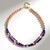 Collana in argento con Ametista Zambiana (Riya)