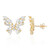 Zirkon-Goldohrringe (de Melo)