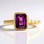 Anello in oro con Rodolite
