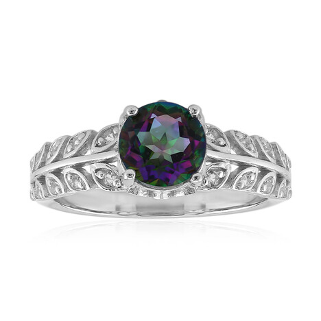 Mystic Quartz Silver Ring