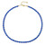 Collana in argento con Onice Blu