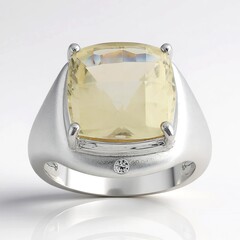 Anello in argento con Pietra del Sole dell'Oregon