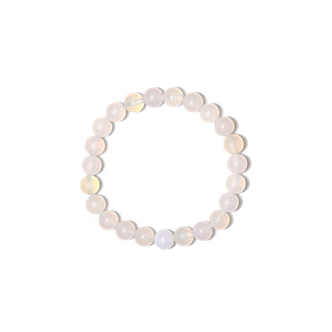 Armband met Witte Agaten