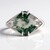 Anello in argento con Agata Muschiata