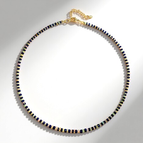 Collana in argento con Zaffiro Blu